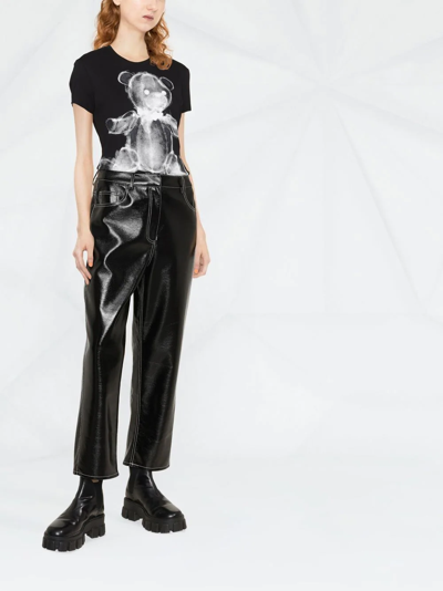 Philipp Plein Graphic-print Short-sleeve T-shirt In Schwarz