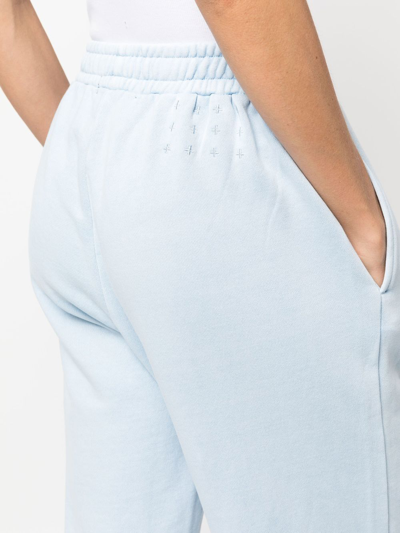 Shop Ksubi Jersey-knit Track Pants In Blau