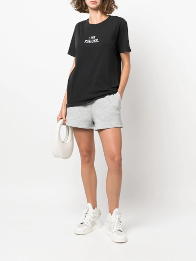 Shop Ksubi Relaxed-fit Shorts In Grau