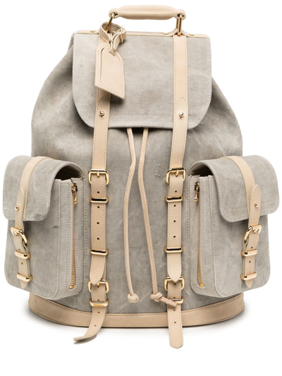 Shop Readymade Cotton Field Backpack In Brown