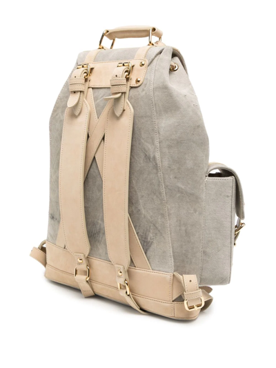 Shop Readymade Cotton Field Backpack In Brown