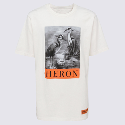 Shop Heron Preston White Cotton T-shirt