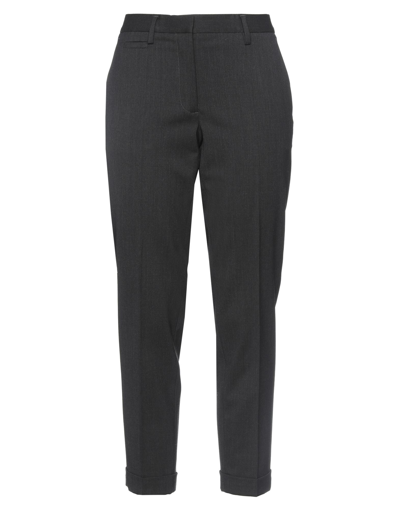 Shop Brag-wette Woman Pants Steel Grey Size 12 Virgin Wool, Elastane