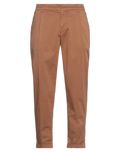 Shop 0/zero Construction Man Pants Brown Size 36 Cotton, Elastane