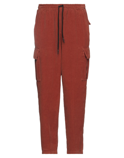 Shop Amish Man Pants Rust Size Xl Cotton In Red