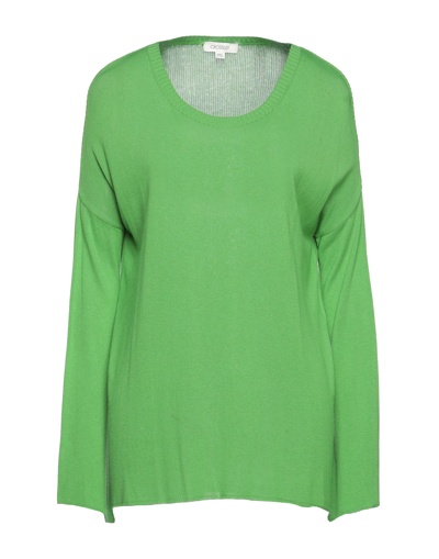 Shop Crossley Woman Sweater Green Size Xs Viscose