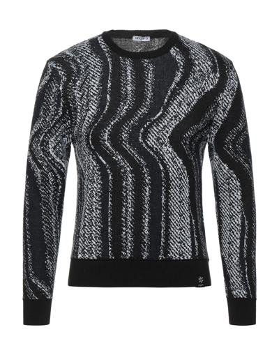 Shop Ungaro Man Sweater Midnight Blue Size Xxl Merino Wool, Dralon