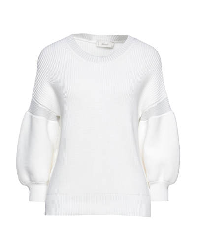Shop Accuà By Psr Woman Sweater White Size 6 Cotton, Nylon, Viscose, Polyester