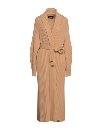 Shop Les Copains Woman Cardigan Sand Size M Virgin Wool, Cashmere In Beige