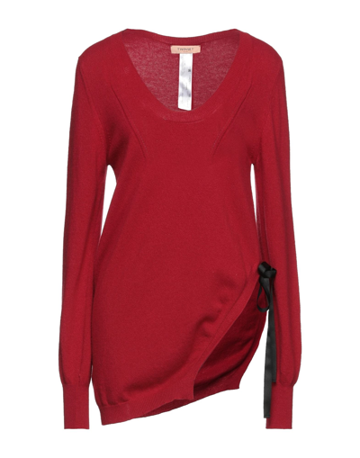 Shop Twinset Woman Sweater Red Size S Polyamide, Viscose, Wool, Cashmere