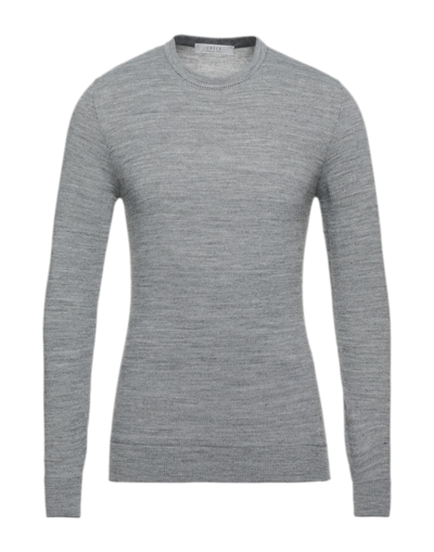 Shop Vneck Man Sweater Grey Size 38 Wool, Viscose, Acrylic