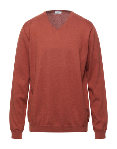 Shop Liu •jo Man Sweaters In Brown