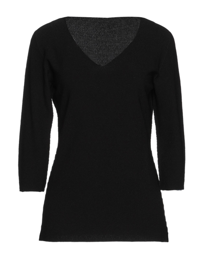 Shop Giorgio Armani Woman Sweater Black Size 6 Viscose, Polyester