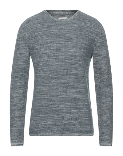 Shop Minimum Man Sweater Slate Blue Size S Cotton