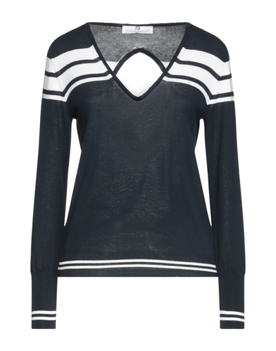 Mr Massimo Rebecchi Sweaters In Dark Blue