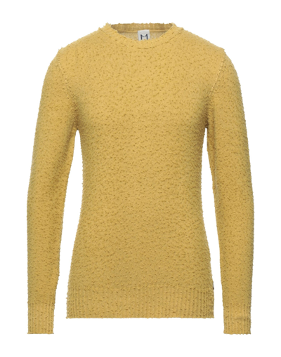 Shop Molo Eleven Man Sweater Acid Green Size S Wool, Polyamide