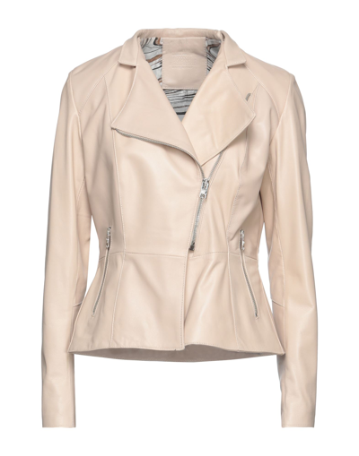 Shop Masterpelle Jackets In Beige