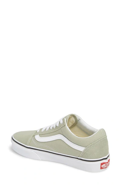 Shop Vans Old Skool Sneaker In Desert Sage/ True White