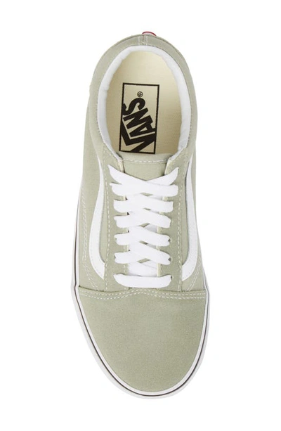 Shop Vans Old Skool Sneaker In Desert Sage/ True White