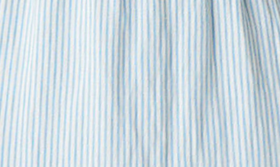 Shop Lucky Brand Stripe Open Back Cotton & Linen Sundress In On Track