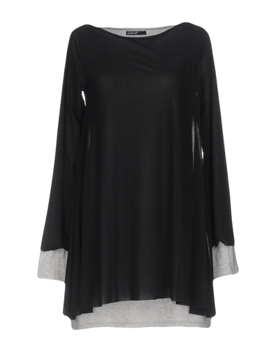 Shop Almeria Woman Top Black Size S Polyamide, Elastane, Cotton