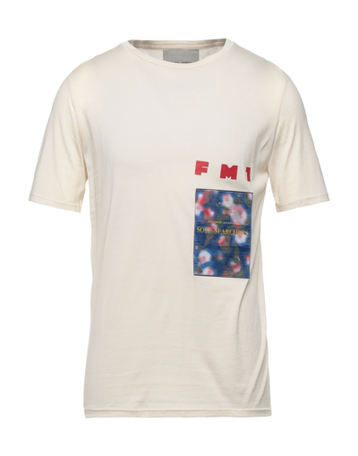Shop Frankie Morello Man T-shirt Ivory Size S Cotton In White