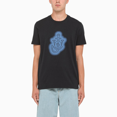 Moncler Genius Logo T-shirt Black In Black