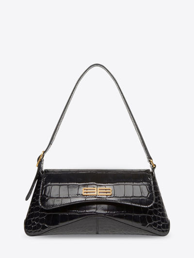 Shop Balenciaga Xx Small Flap Bag In Black