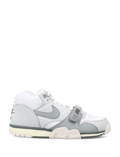Shop Nike Air Trainer 1 In White Grey