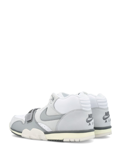 Shop Nike Air Trainer 1 In White Grey