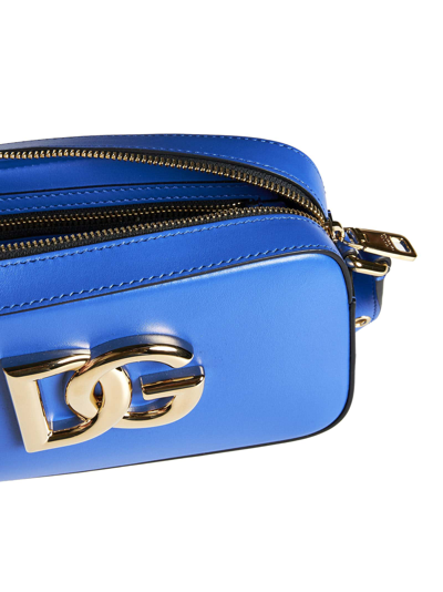 Shop Dolce & Gabbana Shoulder Bag In Blu Cina