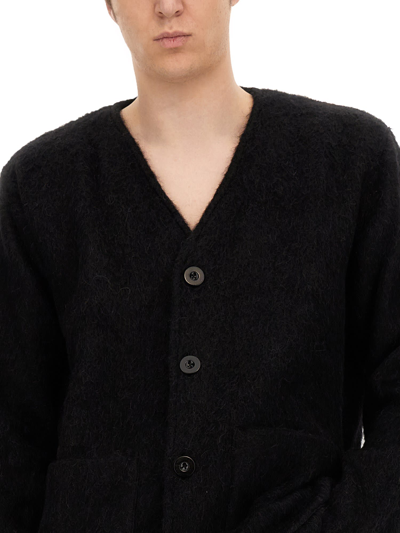 Shop Our Legacy V-neck Cardigan In Nero