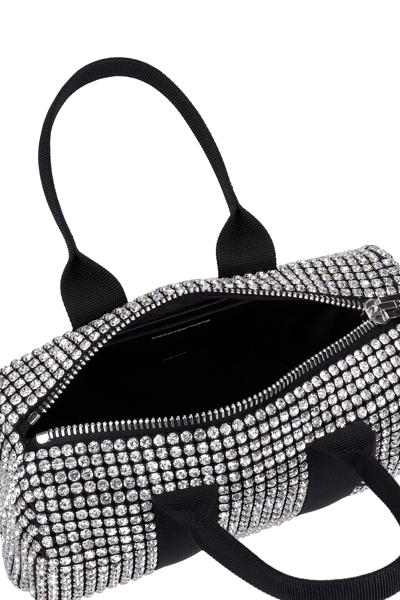 Shop Alexander Wang Cruiser Hand Bag In Black Synthetic Fibers