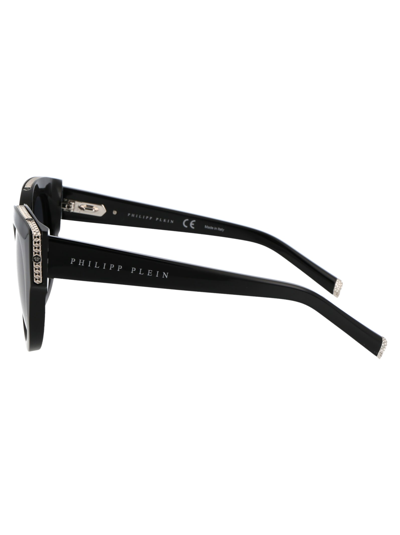 Philipp Plein Square-frame Acetate Sunglasses In 0700 Black