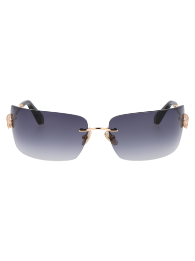 Shop Philipp Plein Plein Irresistibile Sunglasses In 0300 Rose Gold