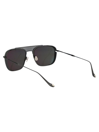 Shop Matsuda M3110 Sunglasses In Mbk Matte Black