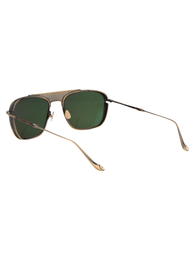 Shop Matsuda M3110 Sunglasses In Ag Antique Gold