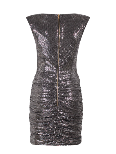 Shop Balmain Dress In Black