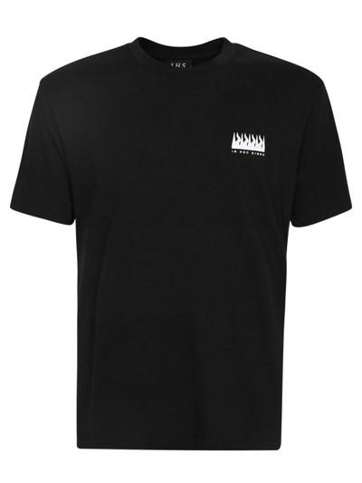 Shop Ihs Cotton T-shirt In Black