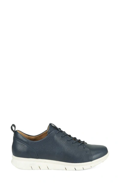 Shop Comfortiva Cayson Sneaker In Navy Leather