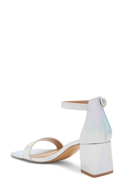 Shop Abound Finn Ankle Strap Sandal In Silver Iridescent