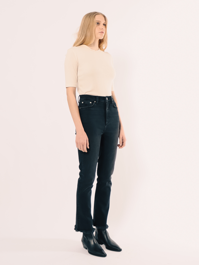 Amendi The Dreamer Ribbed Top In Off White