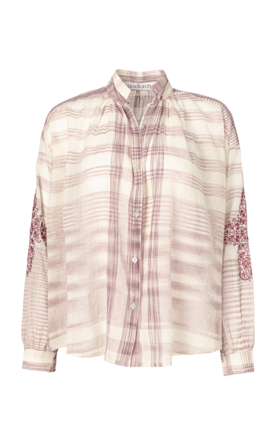 Shop Alix Of Bohemia Women's Kiki Moonstone Embroidered Cotton Shirt In Multi