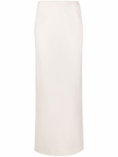 Jacquemus La Jupe Pina Longue Skirt In White | ModeSens