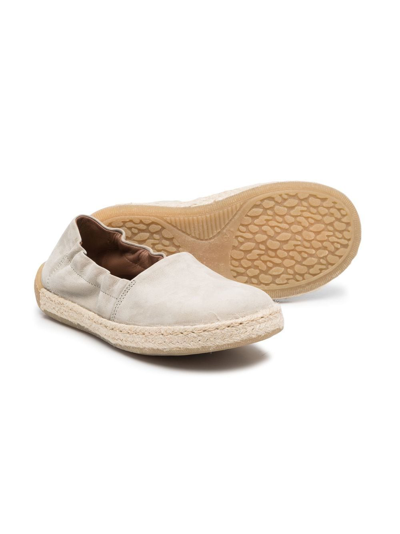 Shop Pèpè Slip-on Espadrille Ballerinas In Grey