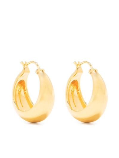 Shop Daphine Oli Hoop Earrings In Gold