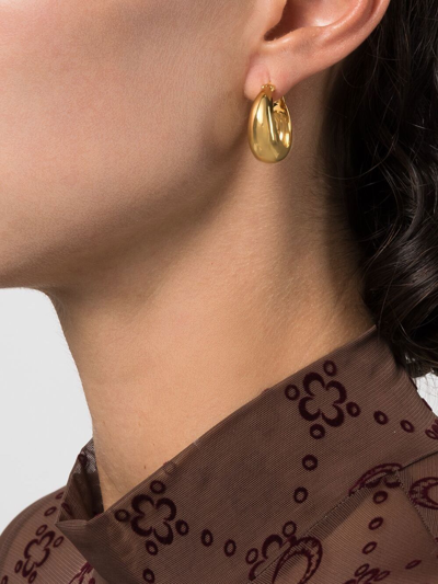 Shop Daphine Oli Hoop Earrings In Gold