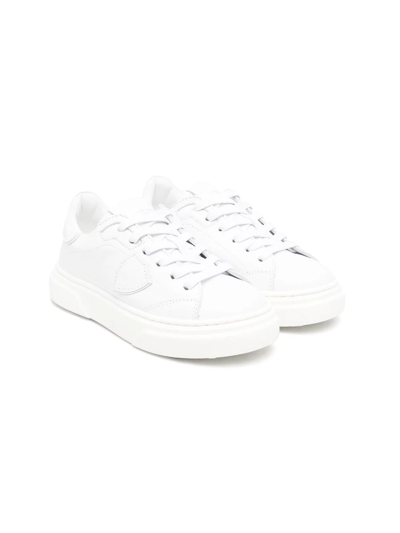 Shop Philippe Model Paris Low-top Sneakers In White