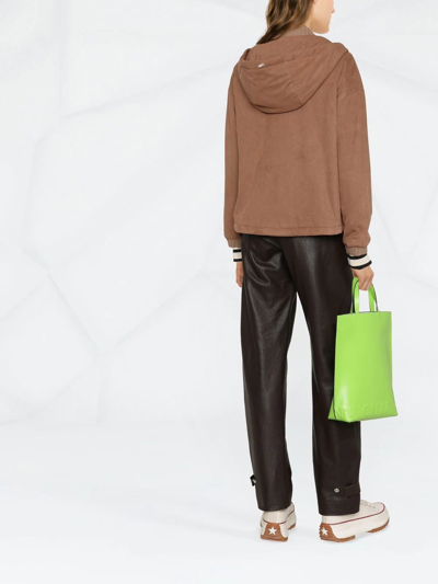 Herno Layered Drawstring Hood Jacket In Neutrals