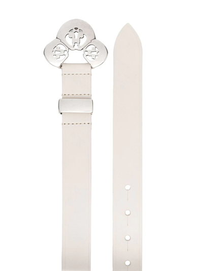 Isabel Marant Louama Decorative-buckle Belt In Neutrals